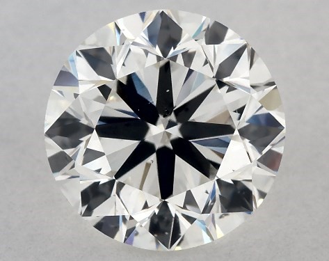 GIA 1.50 Carat H-SI1 Very Good Cut Round Diamond