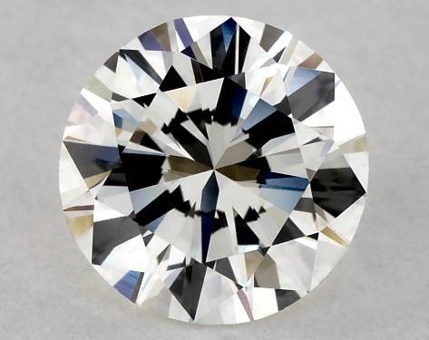 This 1 carat round diamond K color VS1 clarity has Good proportions and a diamond grading report from GIA