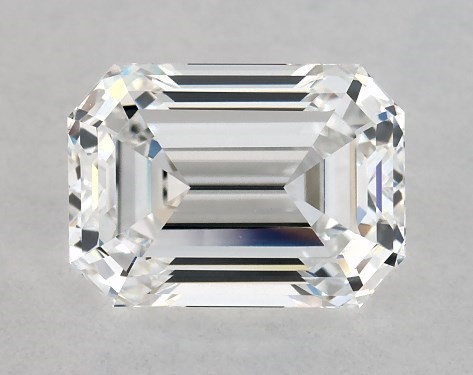 GIA 1.57 Carat D-VVS2 Ideal Cut Emerald Lab-Grown Diamond