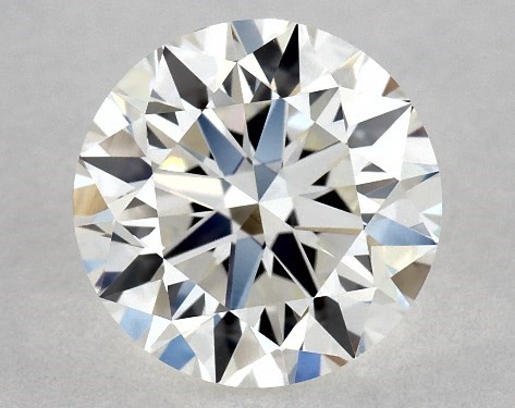 This 0.92 carat round diamond I color VVS2 clarity has Very Good proportions and a diamond grading report from GIA