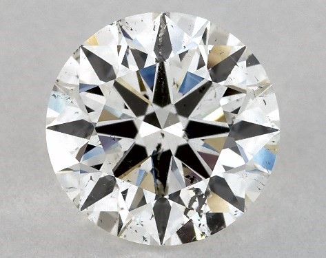 GIA 1.07 Carat H-SI2 Excellent Cut Round Diamond