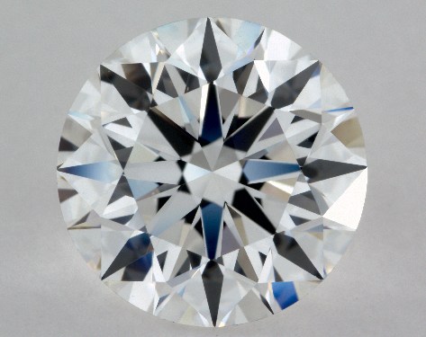 This 1.8 carat round diamond E color VVS1 clarity has Excellent proportions and a diamond grading report from GIA