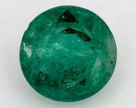 2.32 Carat Round Natural Green Emerald