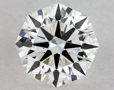 IGI 1.56 Carat F-VS2 True Hearts<sup>TM</sup> Cut Octagon Lab-Grown Diamond