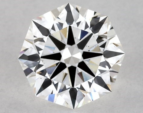 IGI 1.55 Carat F-VS1 True Hearts<sup>TM</sup> Cut Octagon Lab-Grown Diamond