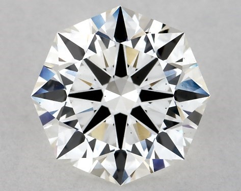 IGI 1.53 Carat F-VS1 True Hearts<sup>TM</sup> Cut Octagon Lab-Grown Diamond