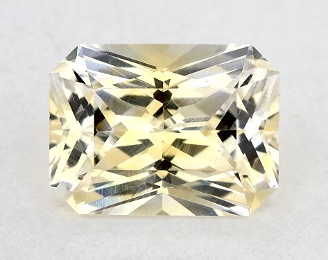 2.01 Carat Radiant Natural Yellow Sapphire