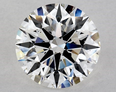 GIA 3.26 Carat F-VS2 Excellent Cut Round Lab-Grown Diamond