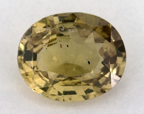 2.83 Carat Oval Natural Yellow Sapphire