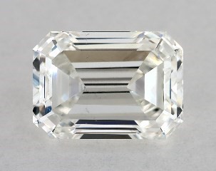 GIA 0.83 Carat H-VS2 Very Good Cut Emerald Diamond