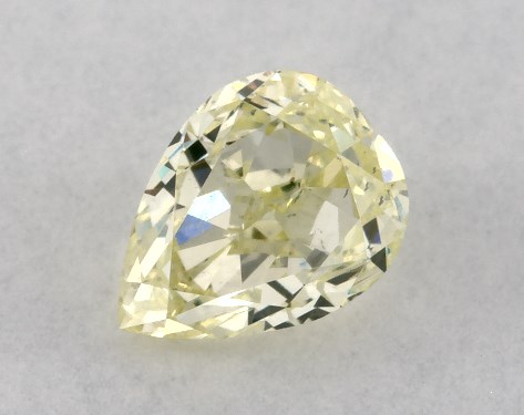GIA 0.32 Carat Fancy Green-SI1 Pear Shaped Diamond