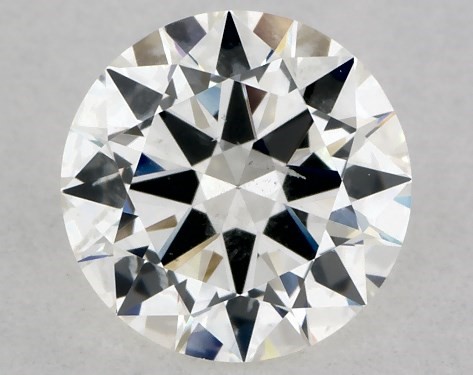 This 1 carat round diamond I color SI2 clarity has Excellent proportions and a diamond grading report from GIA