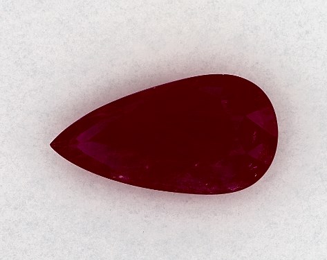2.13 Carat Pear Natural Ruby