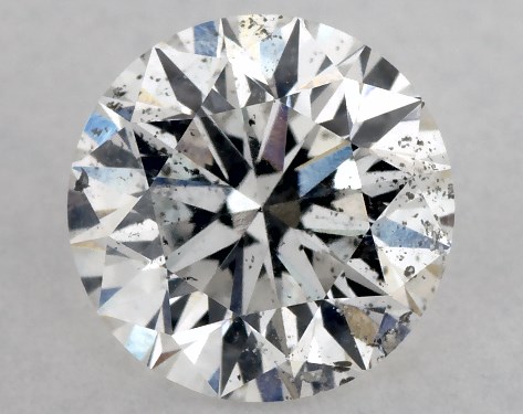 GIA 1.00 Carat F-I1 Very Good Cut Round Diamond