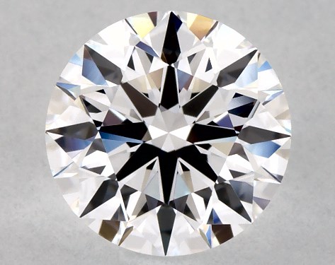 GIA 1.02 Carat D-VVS2 True Hearts<sup>TM</sup> Cut Round Diamond