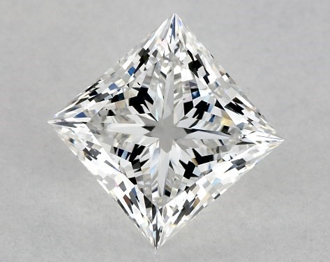 GIA 1.55 Carat E-VS1 Ideal Cut Princess Lab-Grown Diamond