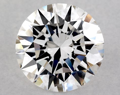 GIA 3.31 Carat F-VS2 Excellent Cut Round Lab-Grown Diamond