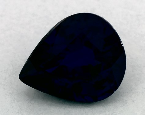 2.09 Carat Pear Natural Blue Sapphire