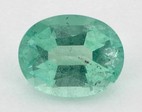 3.63 Carat Oval Natural Green Emerald
