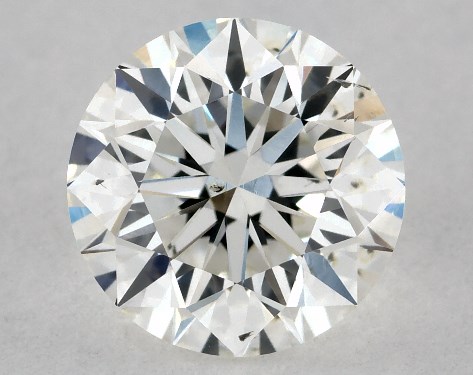 GIA 0.83 Carat H-SI1 Very Good Cut Round Diamond
