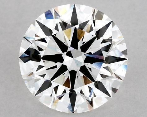 GIA 3.06 Carat E-VS2 Excellent Cut Round Lab-Grown Diamond