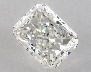 GIA 0.80 Carat H-VS1 Ideal Cut Radiant Diamond