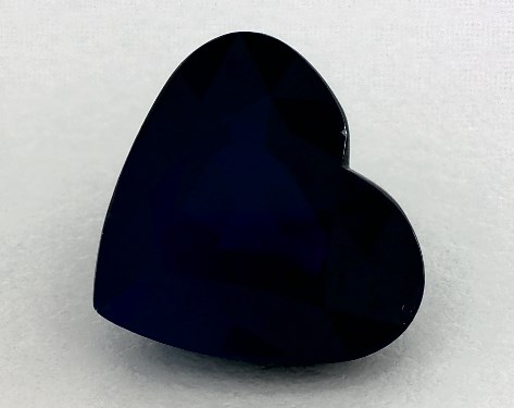 3.39 Carat Heart Natural Blue Sapphire