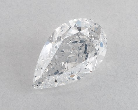GIA 1.20 Carat Fancy White-CO Pear Shaped Diamond