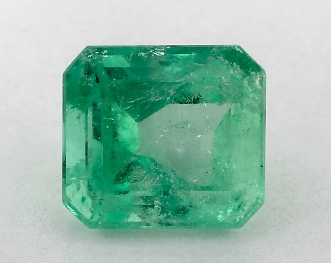 2.83 Carat Radiant Natural Green Emerald