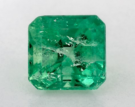 2.36 Carat Radiant Natural Green Emerald