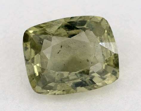 2.62 Carat Cushion Natural Green Sapphire