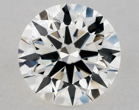 GIA 1.03 Carat H-VVS1 True Hearts<sup>TM</sup> Cut Round Diamond