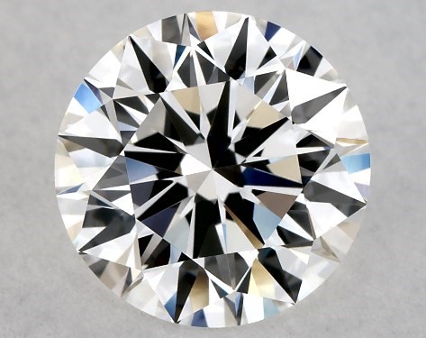 This Lab-Grown diamond 1.21 carat round E color VVS2 clarity has Ideal proportions and a diamond grading report from IGI