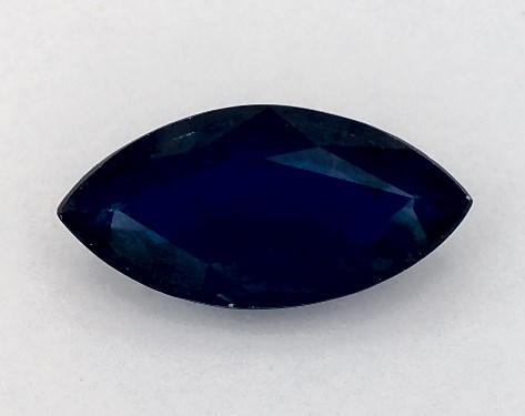 2.07 Carat Marquise Natural Blue Sapphire