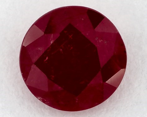 2.06 Carat Round Natural Ruby
