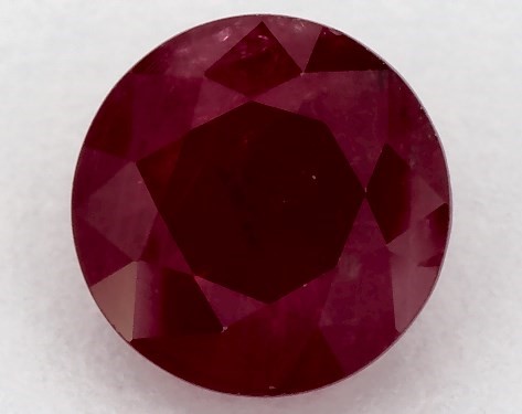 2.38 Carat Round Natural Ruby