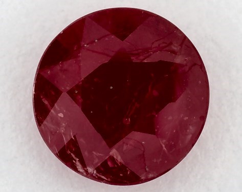 2.08 Carat Round Natural Ruby