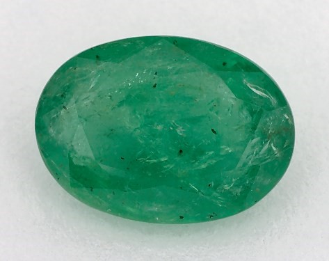 2.85 Carat Oval Natural Green Emerald