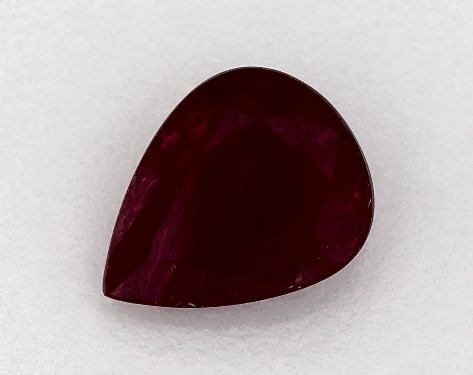 2.13 Carat Pear Natural Ruby