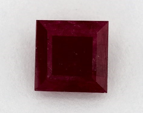 3.37 Carat Princess Natural Ruby