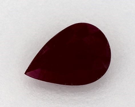 3.10 Carat Pear Natural Ruby