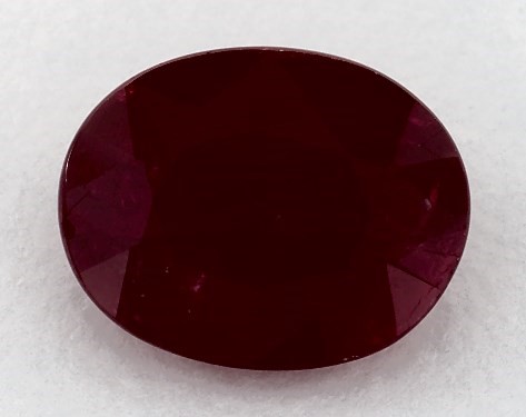 2.77 Carat Oval Natural Ruby