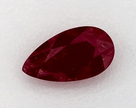 2.71 Carat Pear Natural Ruby