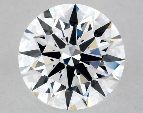 This Lab-Grown diamond 1.2 carat round E color VVS2 clarity has Ideal proportions and a diamond grading report from IGI