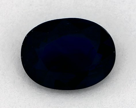 2.02 Carat Oval Natural Blue Sapphire