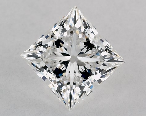 GIA 1.56 Carat E-VS1 Ideal Cut Princess Lab-Grown Diamond