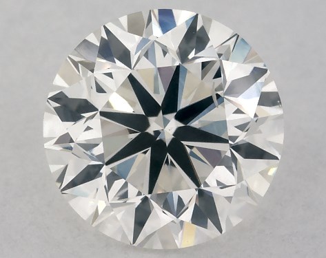 GIA 1.00 Carat H-SI2 Very Good Cut Round Diamond