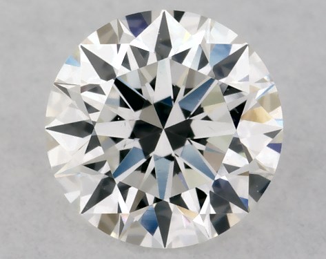 This 0.55 carat round diamond F color VS2 clarity has Excellent proportions and a diamond grading report from GIA