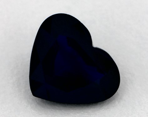 2.16 Carat Heart Natural Blue Sapphire