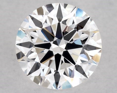 This Lab-Grown diamond 1.09 carat round E color VVS1 clarity has Ideal proportions and a diamond grading report from IGI